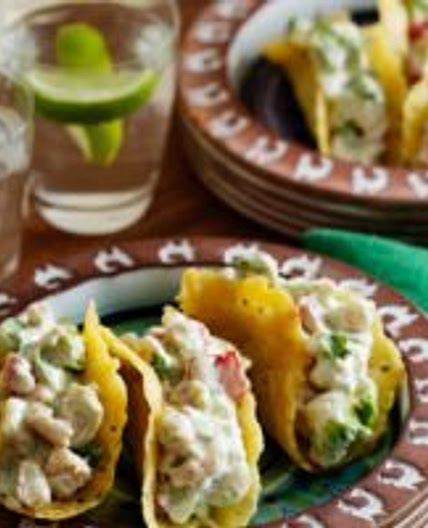 Creamy keto shrimp tacos