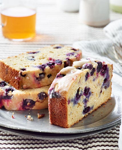 Blueberry-Lemon Ricotta Pound Cake