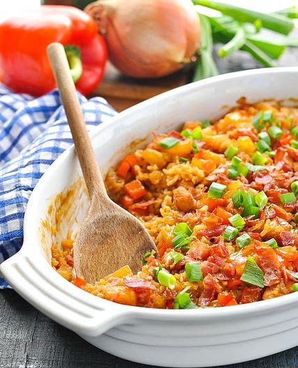 Dump-and-Bake Aloha Chicken and Rice