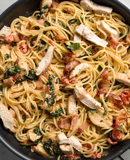 Tuscan Chicken Pasta