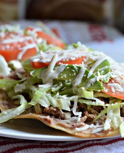 Traditional Mexican Tostadas