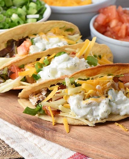 Easy Fish Tacos with a Tzatziki Fish Taco Sauce