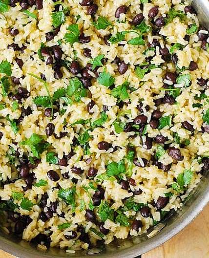 Cilantro-Lime Black Bean Rice
