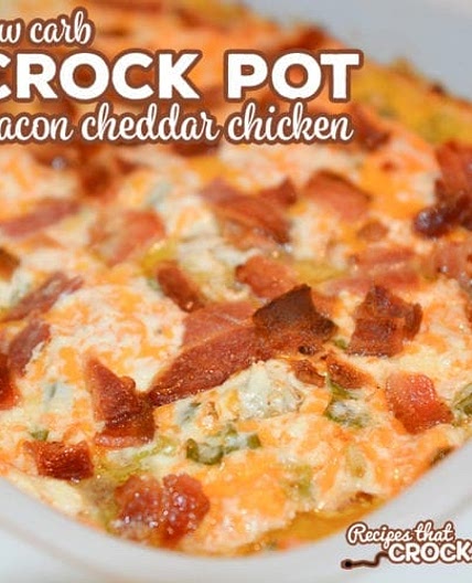 Crock Pot Bacon Cheddar Chicken