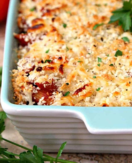 Dump and Bake Chicken Parmesan