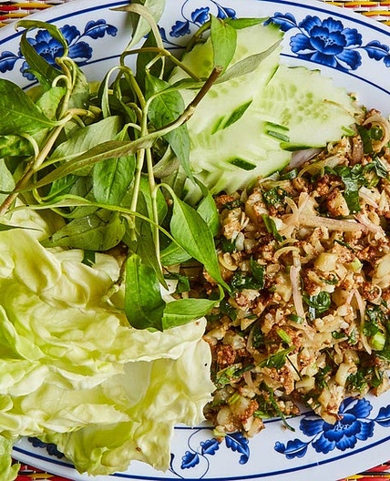 Roasted Cauliflower Larb