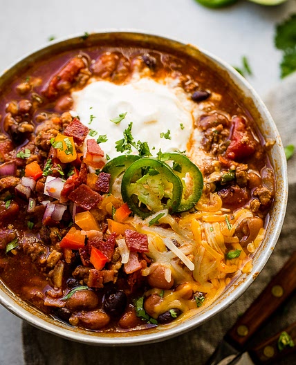 Award Winning Healthy Turkey Instant Pot Chili