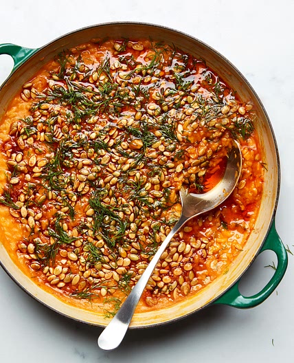 Creamy Squash Risotto With Toasted Pepitas