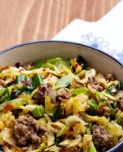 Keto Asian cabbage stir-fry