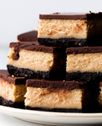 Chocolate Peanut Butter Cheesecake Bars