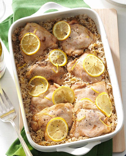 Lemony Chicken & Rice