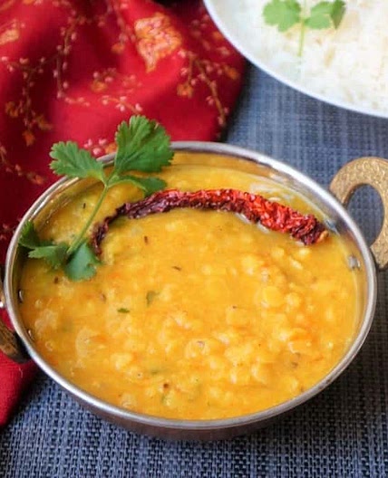 Instant Pot Dal Tadka / Dal Fry with Basmati Rice