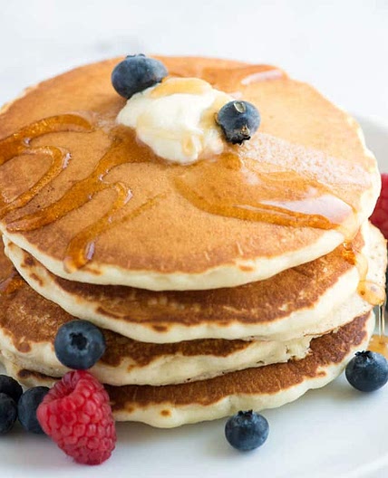 Easy Fluffy Pancakes from Scratch