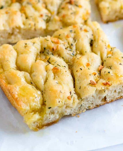 Easy Rosemary Garlic Focaccia Bread