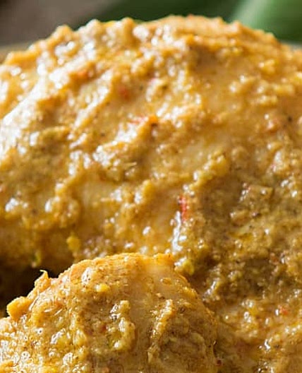 Rendang ayam nogori (Chilli padi chicken rendang)