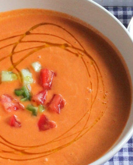 Receta de gazpacho andaluz tradicional