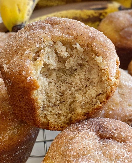 Cinnamon Banana Bread Muffins