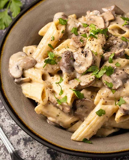 Vegan Mushroom Pasta