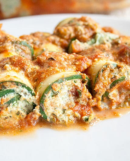 Zucchini Lasagna Roll-Ups