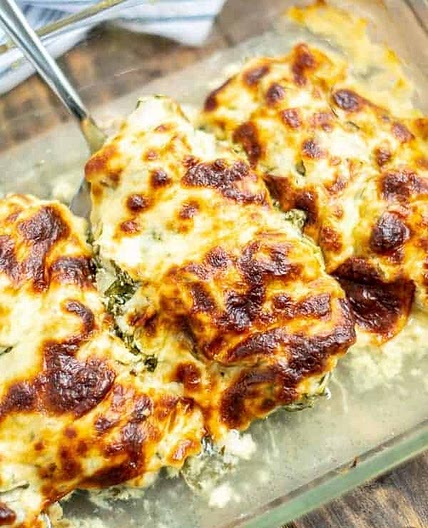 Spinach Artichoke Chicken Bake