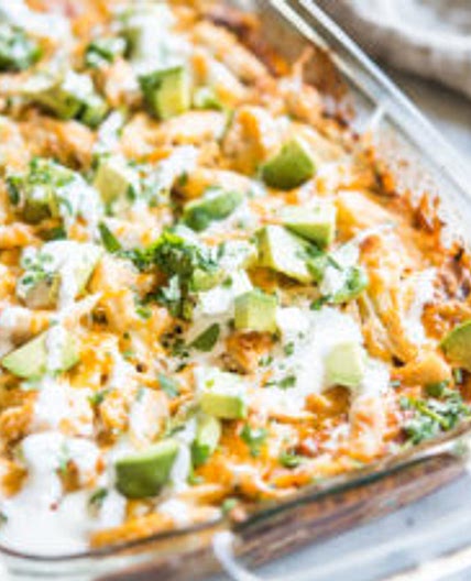 Easy Chicken Enchilada Casserole