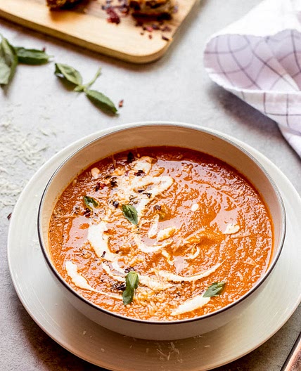 Ina Garten's Roasted Tomato Basil Soup