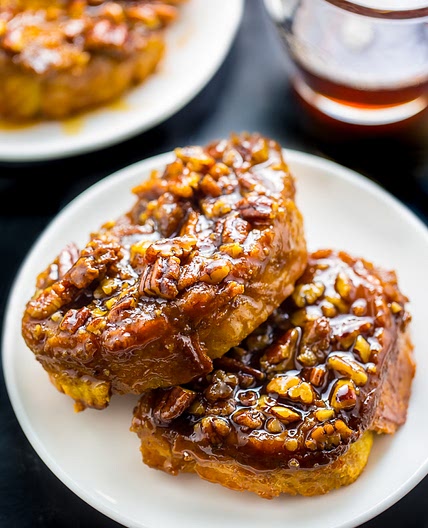 Overnight Pecan Pie French Toast