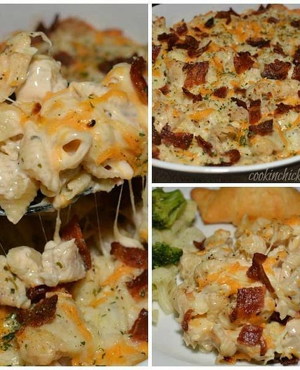 Chicken Bacon Ranch Casserole