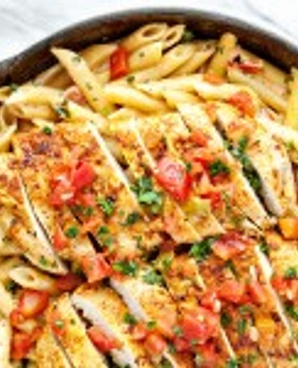 5-Ingredient Creamy Southwest Chicken Alfredo