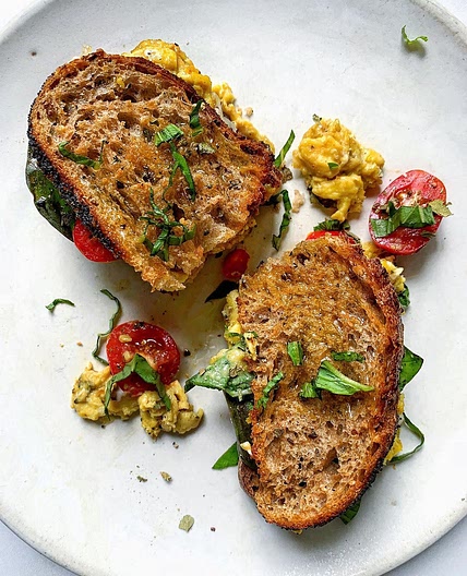 Caprese-Inspired Breakfast Sandwich