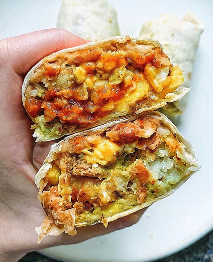 Homemade breakfast burrito 🌯