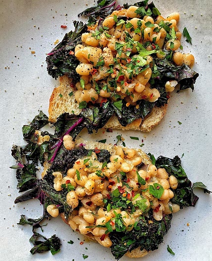 White Bean Toast