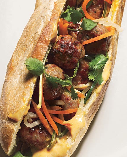 Pork Meatball Banh Mi