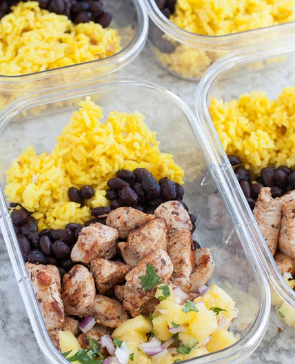 Jerk Chicken Meal Prep Bowls