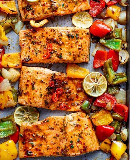 Sheet Pan Chili Lime Salmon