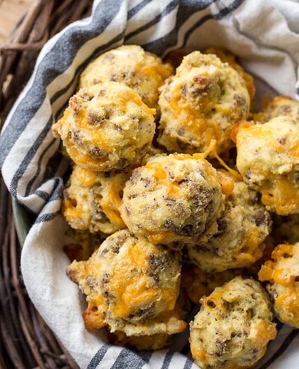 Sausage Egg and Cheese Bites (low carb + KETO)