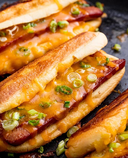 Grilled Cheese Dogs