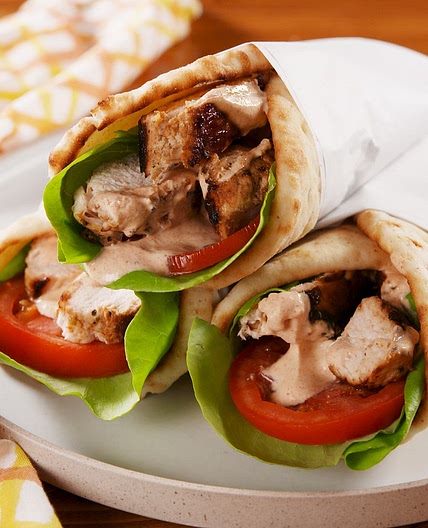 Lemon Chicken Wraps