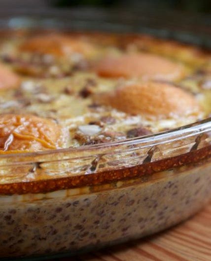Apricots & Red Quinoa pudding