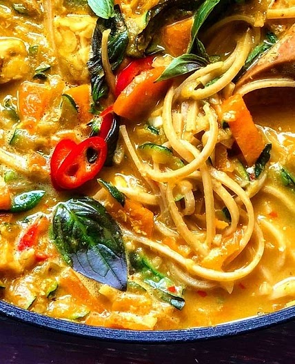 Malaysian Laksa Noodle Curry recipe - vegan, easy to make & delicious