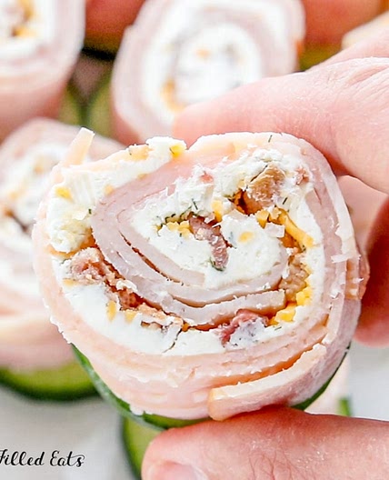 Turkey Bacon Ranch Pinwheels