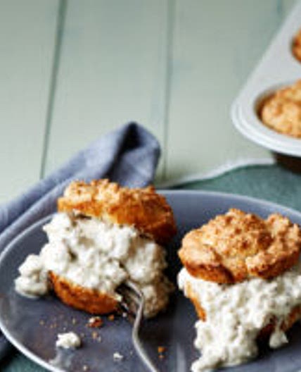 Keto biscuits and gravy