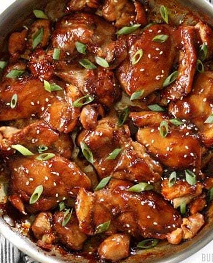Sticky Ginger Soy Glazed Chicken