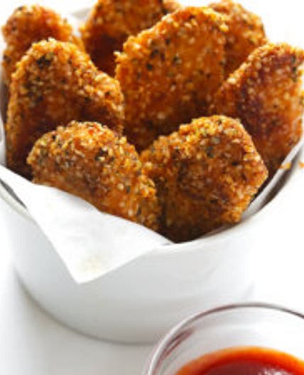 Hemp-Crusted Baked Chicken Tenders