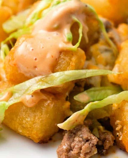 Big Mac Tater Tot Cassserole