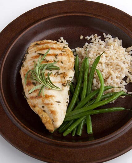 Grilled Chicken Breasts in Rosemary Marinade