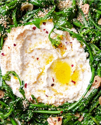 Garlicky broccoli rabe