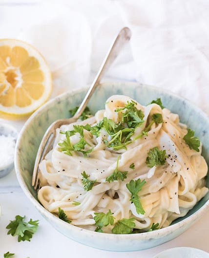 Cauliflower Alfredo Fettucine