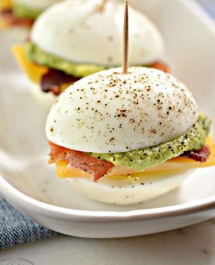 Keto Bacon, Egg, & Cheese Sliders