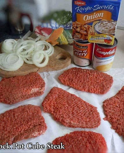 Crock Pot Cube Steak OMG!! THIS IS DELICIOUSS!!